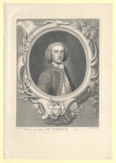 David Garrick od Artist Unknown