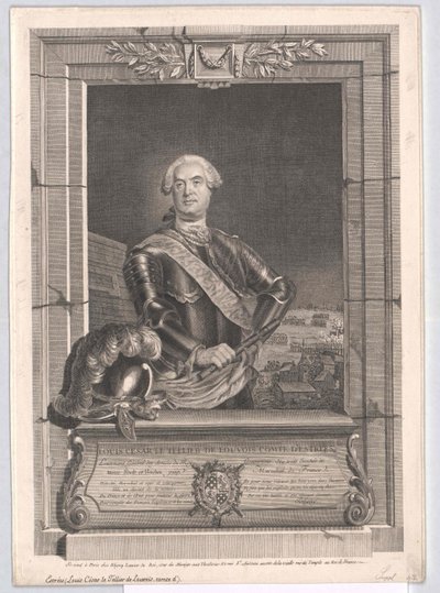 Vévoda z Estrees Le Tellier od Artist Unknown