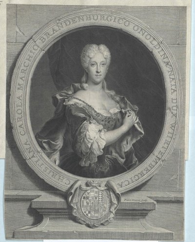 Vévodkyně württemberská Christian Charlotte od Artist Unknown