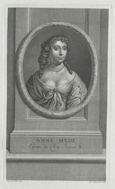 Vévodkyně z Yorku Anne Hyde (tisk) od Artist Unknown