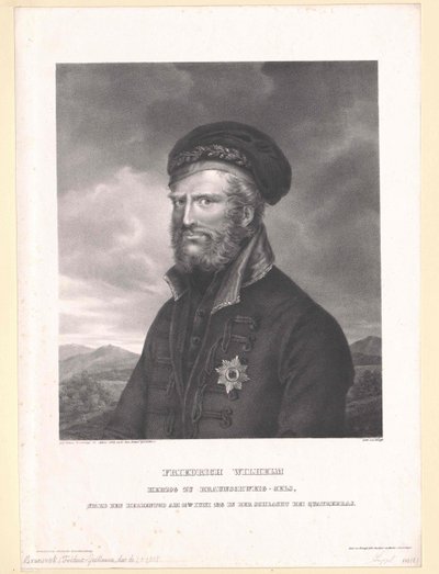 Vévoda brunšvicko-elský Friedrich Wilhelm od Artist Unknown