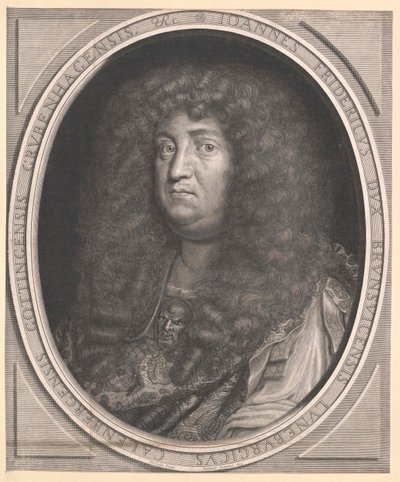 Vévoda brunšvicko-lucemburský Johann Friedrich (tisk) od Artist Unknown