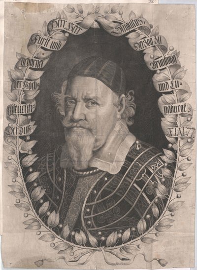 Vévoda brunšvicko-wolfenbuettelský August mladší (tisk) od Artist Unknown