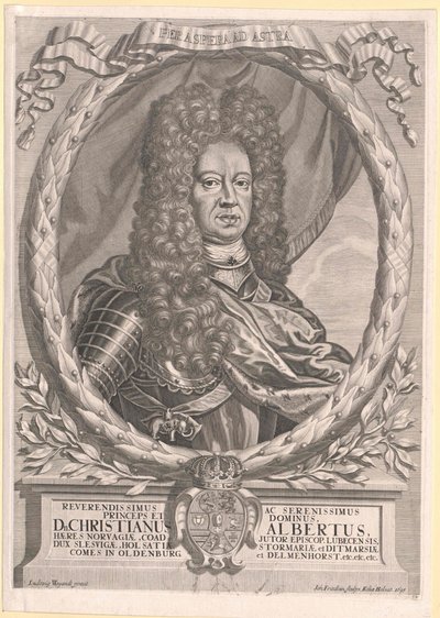 Vévoda holštýnsko-gottorpský Christian Albert od Artist Unknown