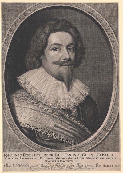 Vévoda z rodu Sasko-Výmarského Johann Ernst I. od Artist Unknown