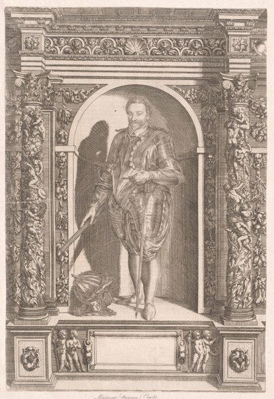 Vévoda z Mayenne Karel Lotrinský od Artist Unknown