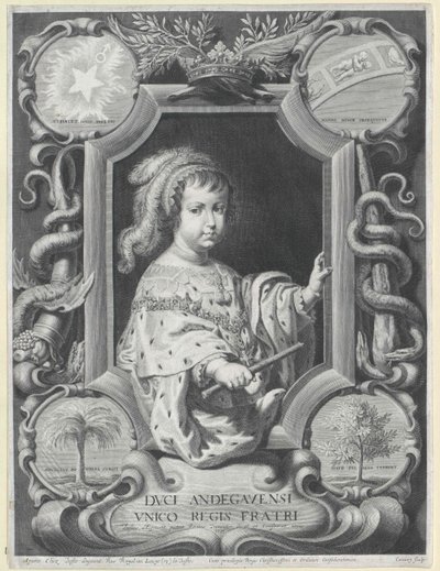 Orleánský vévoda Philipp od Artist Unknown