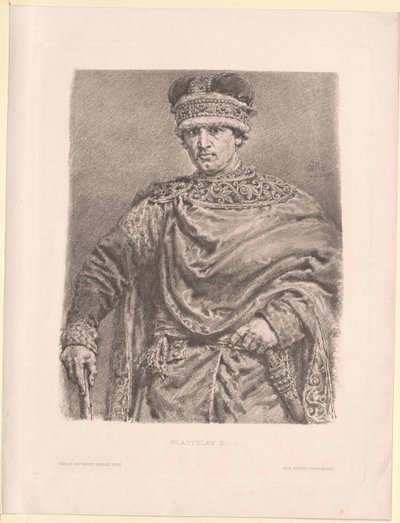 Polský vévoda Vladislav II. od Artist Unknown