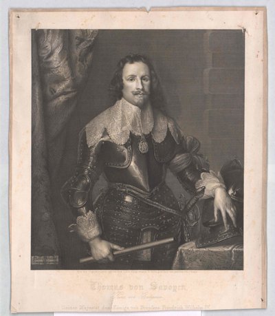 Vévoda savojský Carignan Franz Thomas od Artist Unknown