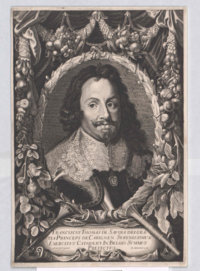 Vévoda savojský Carignan Franz Thomas od Artist Unknown