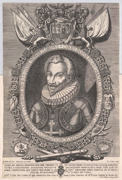 Savojský vévoda Karel Immanuel I. od Artist Unknown