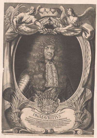Sasko-Zeitský vévoda Moritz od Artist Unknown
