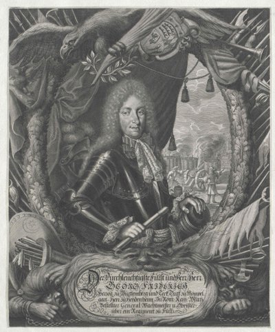 Vévoda württemberský Georg Frederick od Artist Unknown