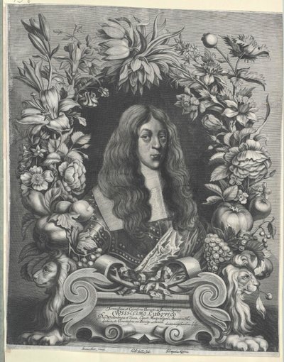 Württemberský vévoda Vilém Ludvík od Artist Unknown