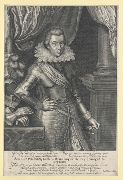 Braniborský kurfiřt Georg Wilhelm od Artist Unknown