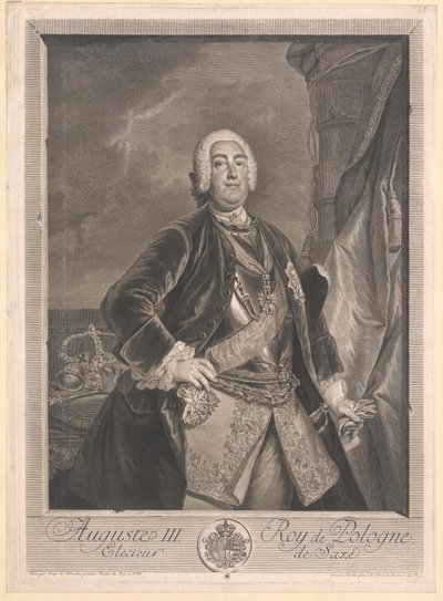 Saský kurfiřt Fridrich August II. od Artist Unknown