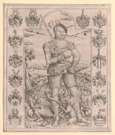 Saský kurfiřt Johann Fridrich I. od Artist Unknown