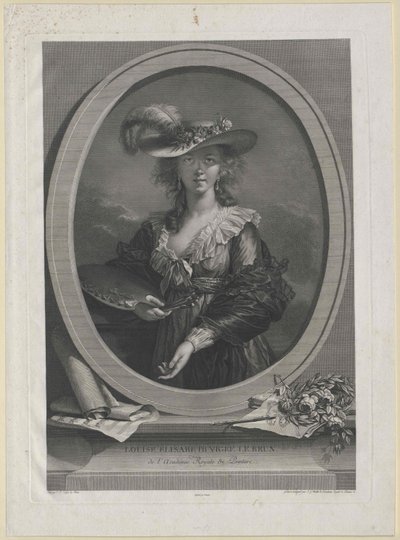 Elisabeth Vigee-Lebrun od Artist Unknown
