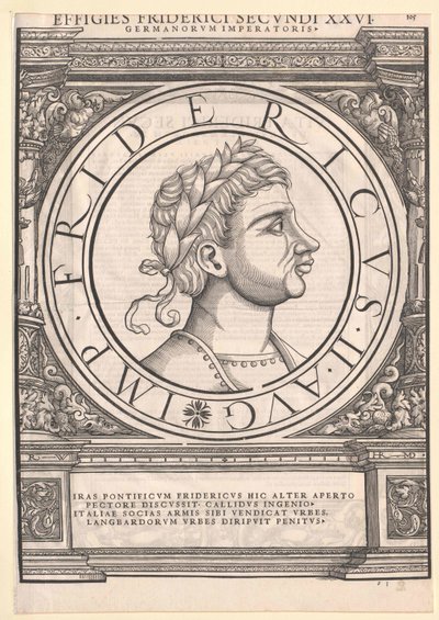 Císař Fridrich II. od Artist Unknown