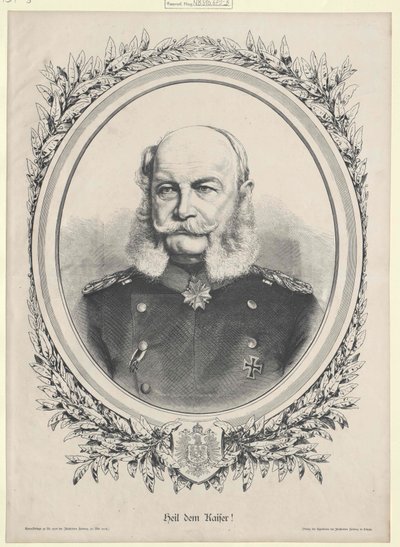 Císař Vilém I. od Artist Unknown