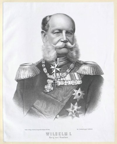 Císař Vilém I. od Artist Unknown