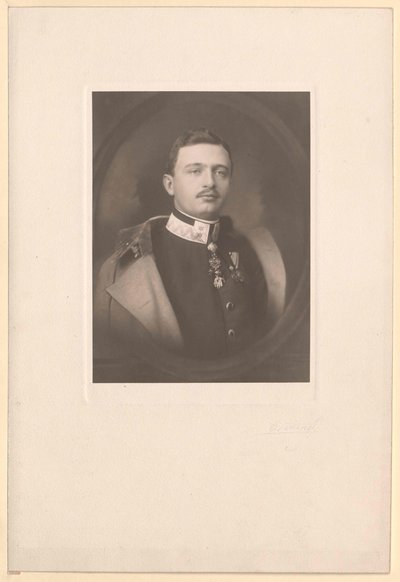 Rakouský císař Karel I. (tisk) od Artist Unknown