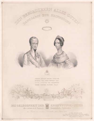 Rakouský císař Ferdinand I. od Artist Unknown