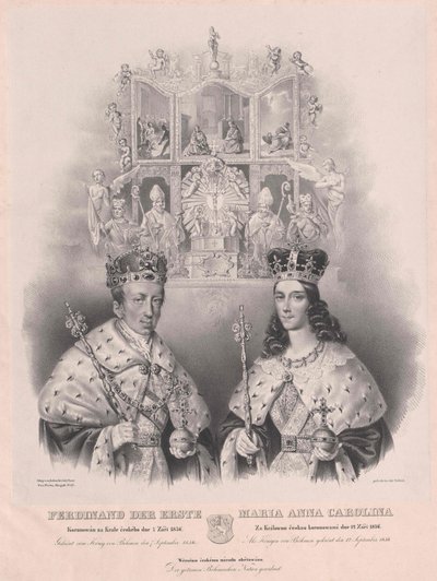 Rakouský císař Ferdinand I. od Artist Unknown
