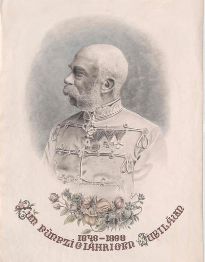 Rakouský císař František Josef I. od Artist Unknown
