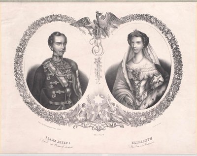 Rakouský císař František Josef I. od Artist Unknown