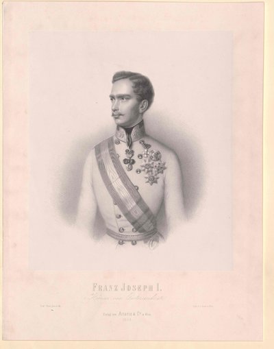 Rakouský císař František Josef I. od Artist Unknown