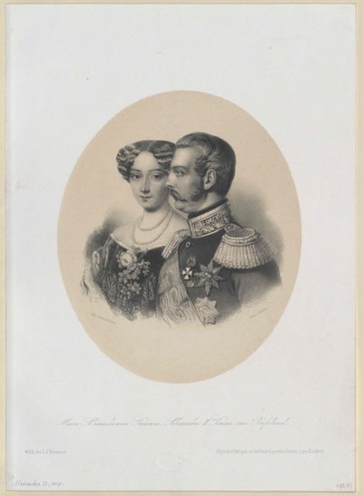 Ruský císař Alexandr II. od Artist Unknown