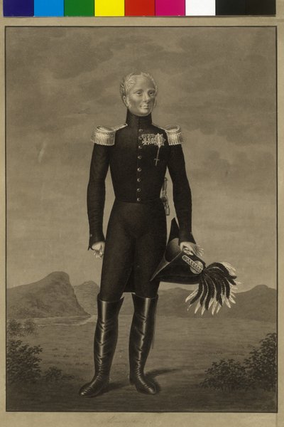 Ruský císař Alexandr I. od Artist Unknown