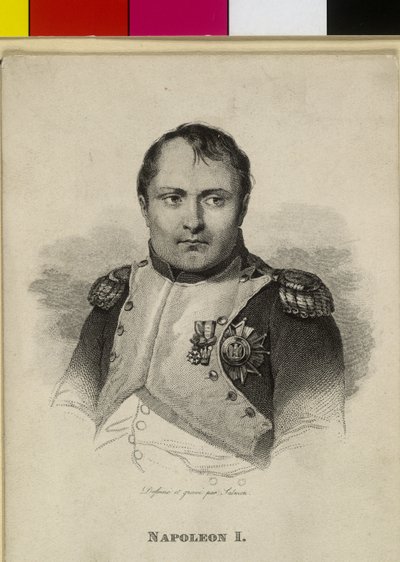 Francouzský císař Napoleon I. Bonaparte od Artist Unknown