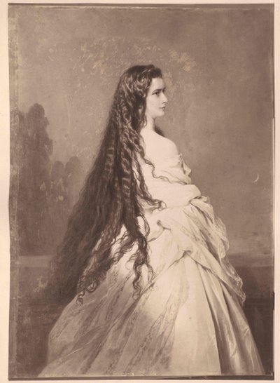 Rakouská císařovna Alžběta od Artist Unknown