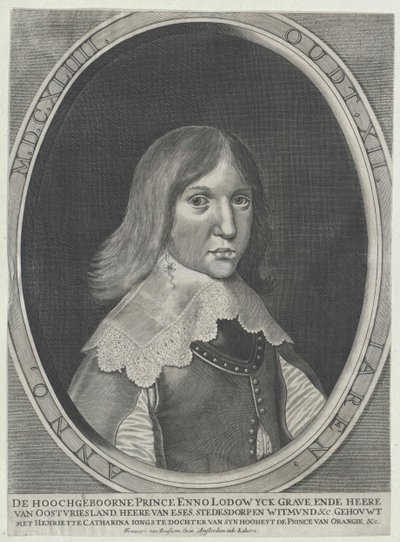 Enno Ludwig hrabě Východní Frísko od Artist Unknown
