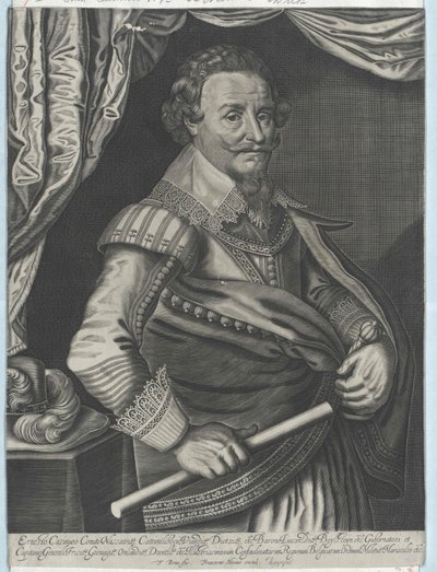 Ernst Casimir hrabě von Nassau-Dietz od Artist Unknown