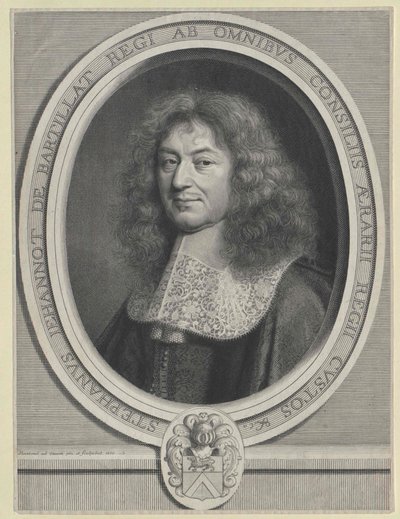 Etienne de Bartillat (tisk) od Artist Unknown