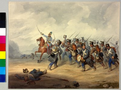 FML Franz Henry hrabě Schlik v bitvě od Artist Unknown
