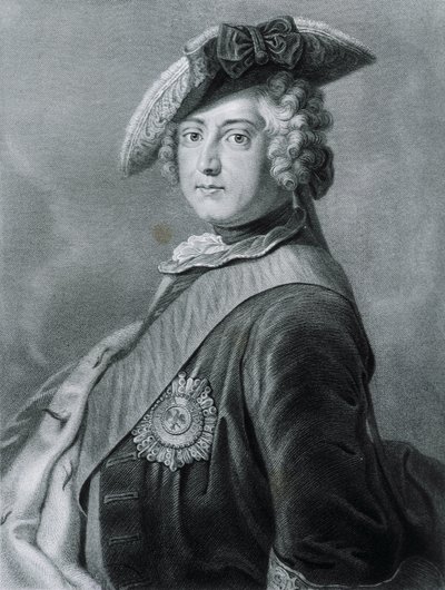 FREDERICK II. "Geat" (1712-1786). Pruský král (1740-1786). od Artist Unknown
