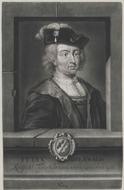 Felix Brennwald (tisk) od Artist Unknown
