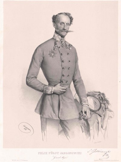 Felix hrabě Jablonovský od Artist Unknown