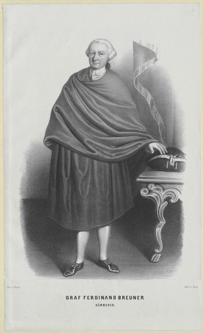 Ferdinand hrabě Breunner od Artist Unknown