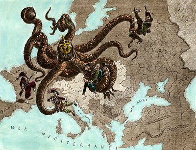 První světová válka: německá chobotnice od Artist Unknown