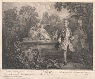 Francois Charles Racot de Grandval od Artist Unknown