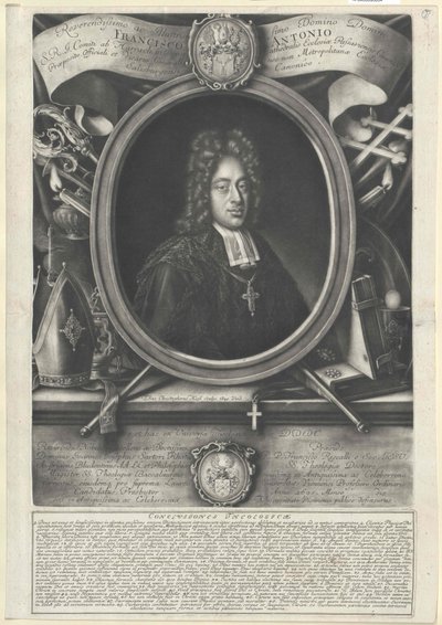 Franz Anton hrabě Harrach od Artist Unknown