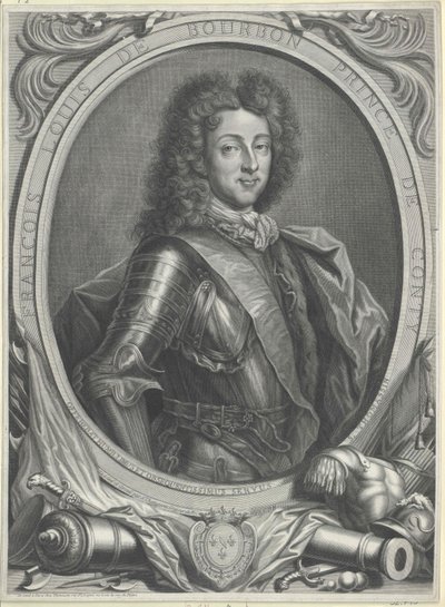 Franz Ludwig princ Conty od Artist Unknown