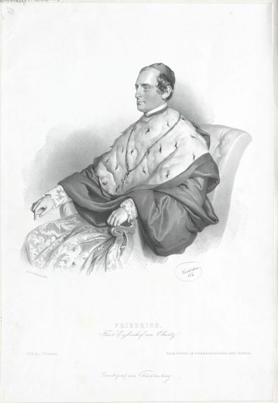 Frederick Egon landkrabě Fuerstenberg od Artist Unknown