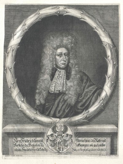 Friedrich Conrad (tisk) od Artist Unknown