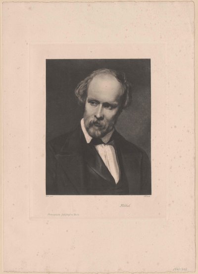 Friedrich Hebbel (tisk) od Artist Unknown